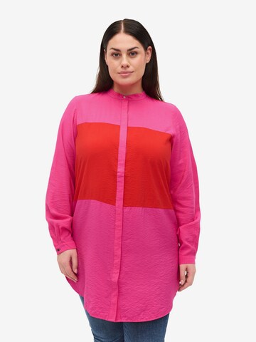 Zizzi Blouse 'Xloe' in Pink: front