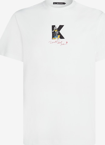 Karl LagerfeldMajica 'Disney x Karl Lagerfeld' - bijela boja: prednji dio