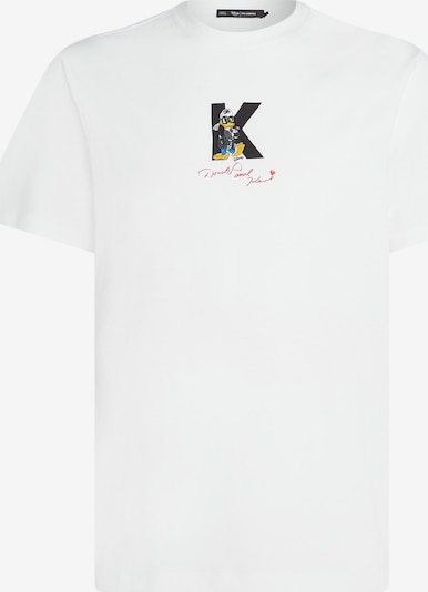 Marškinėliai 'Disney x Karl Lagerfeld' iš Karl Lagerfeld, spalva – mėlyna / geltona / raudona / balta, Prekių apžvalga