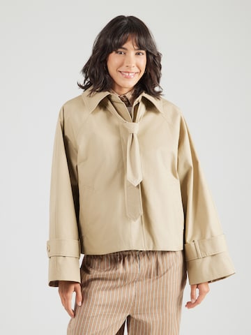 FRNCH PARIS - Casaco meia-estação em bege: frente