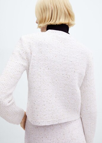 MANGO Knit Cardigan 'Naomi' in Beige