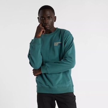 new balance Sweatshirt in Groen: voorkant