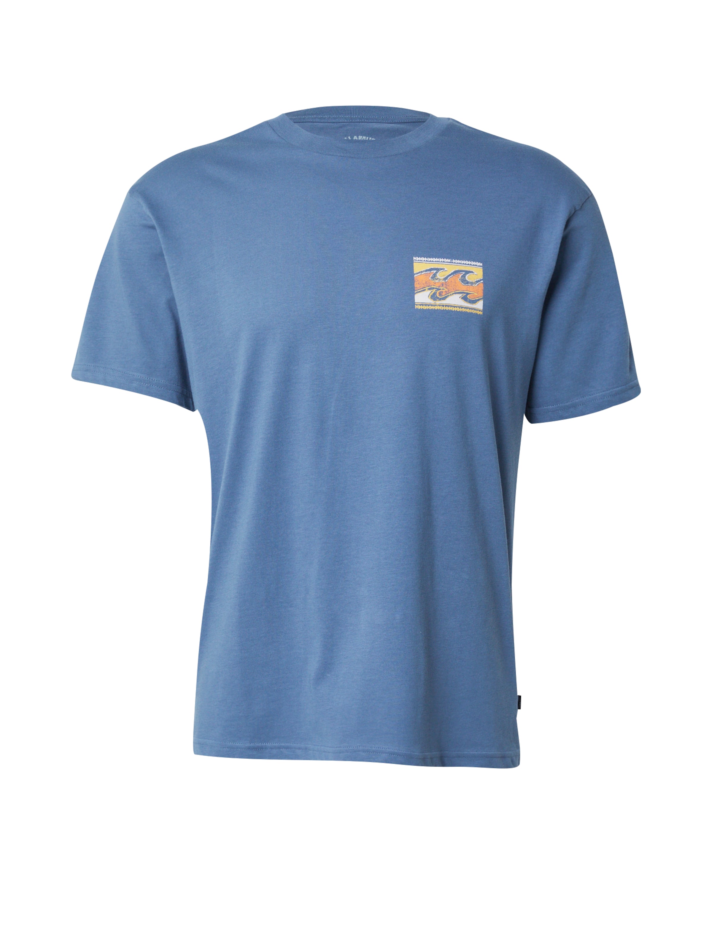 BILLABONG Футболка 'CRAYON WAVE' в Синий: спереди