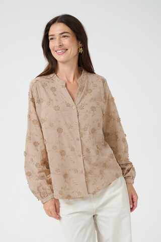 Cream Bluse 'Olivia' i beige: forside