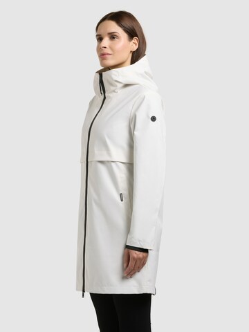 khujo Ανοιξιάτικο και φθινοπωρινό παλτό 'June' σε λευκό