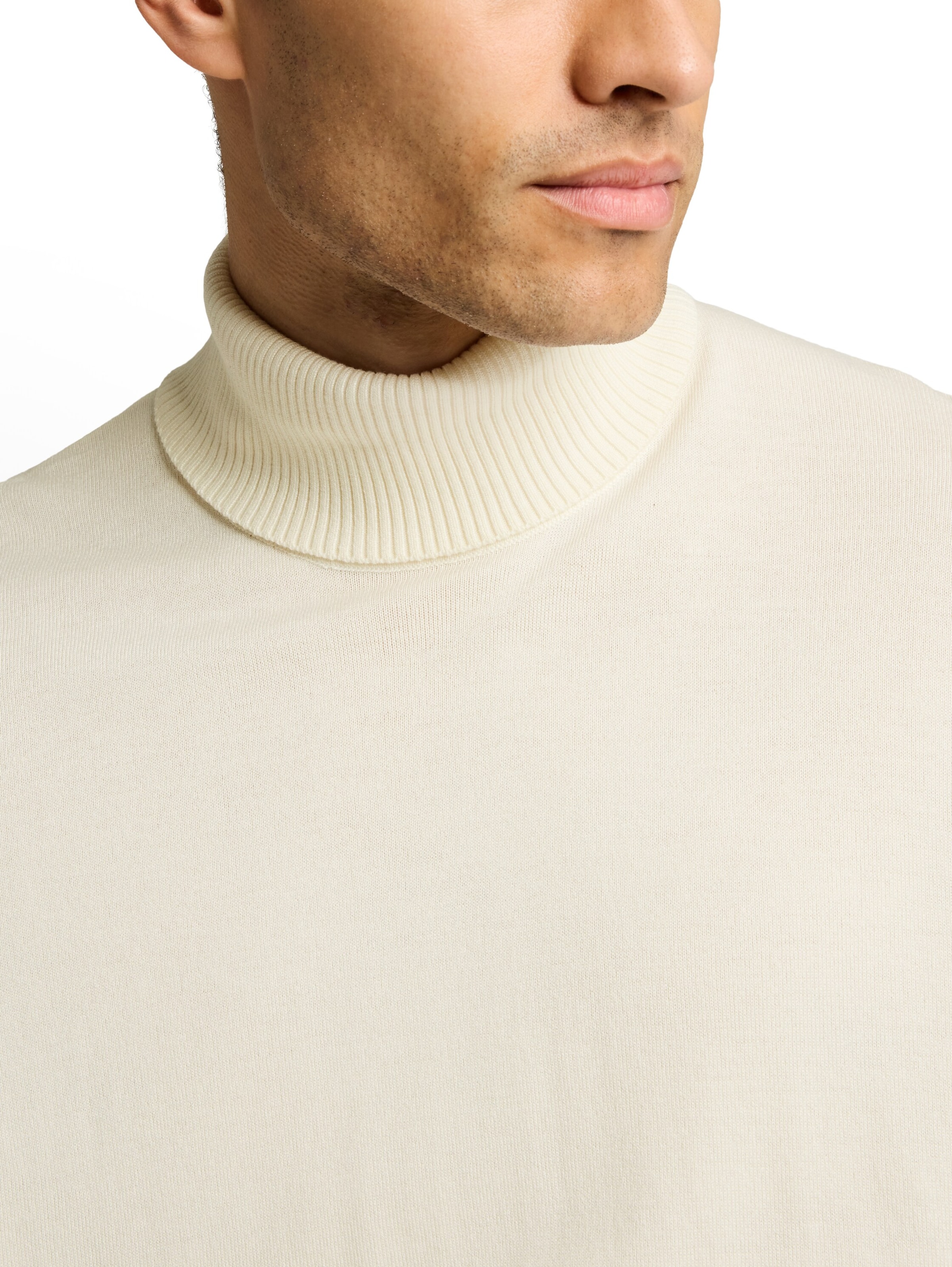 TOM TAILOR DENIM Sweater in White
