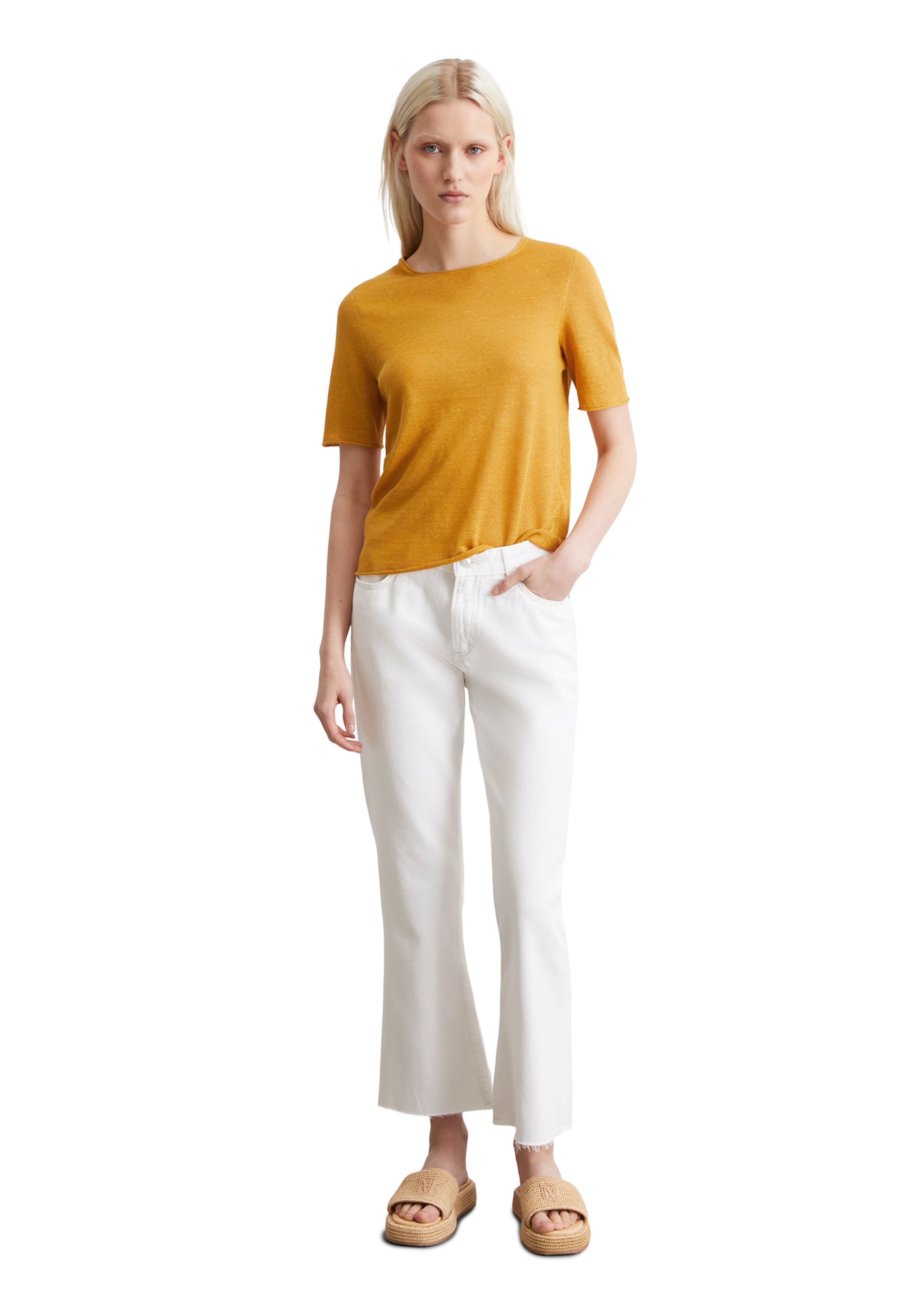 Pull-over Marc O'Polo en jaune