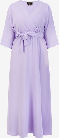 purpurinė faina Suknelė: priekis