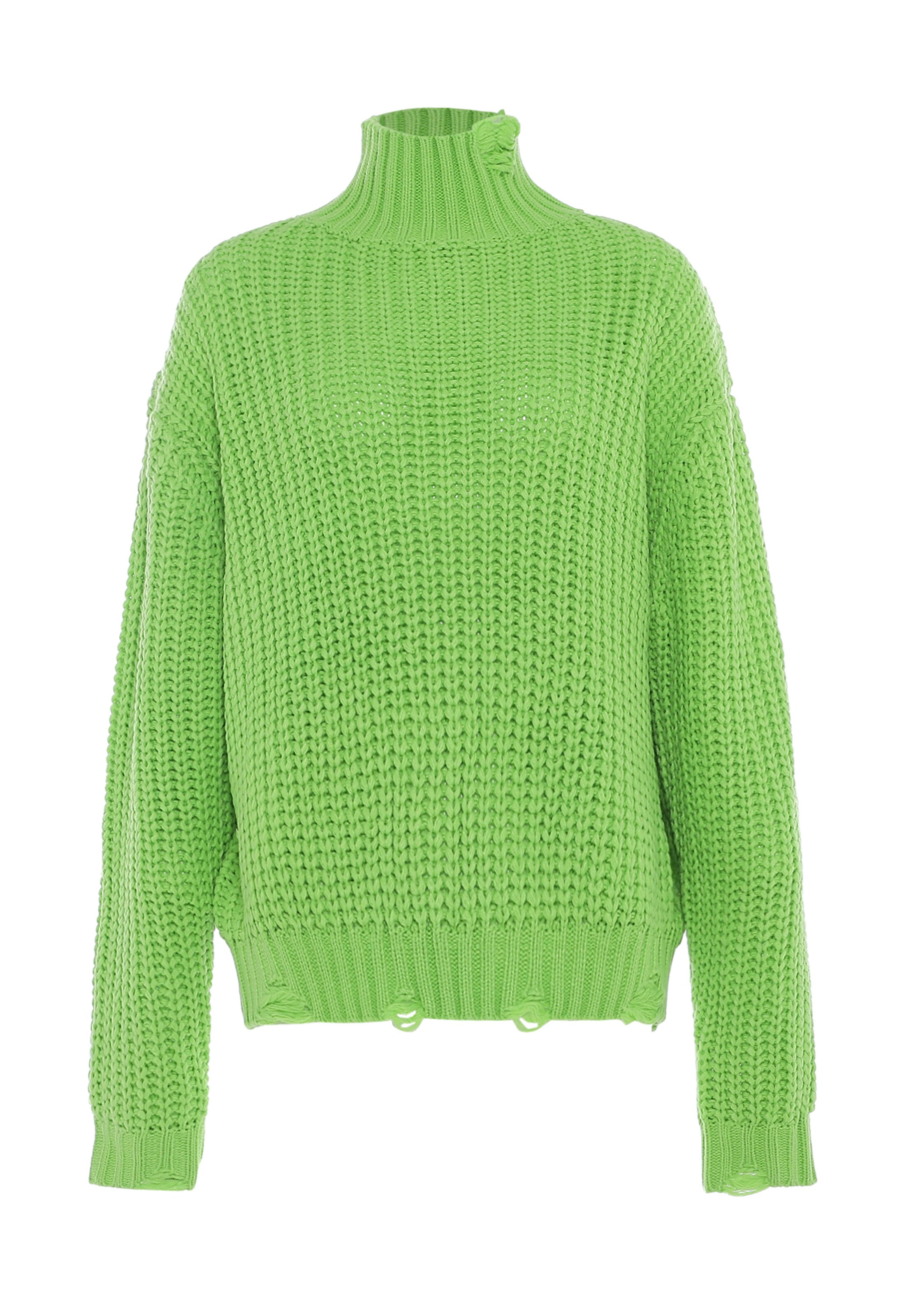 Gaya - Pullover em verde: frente