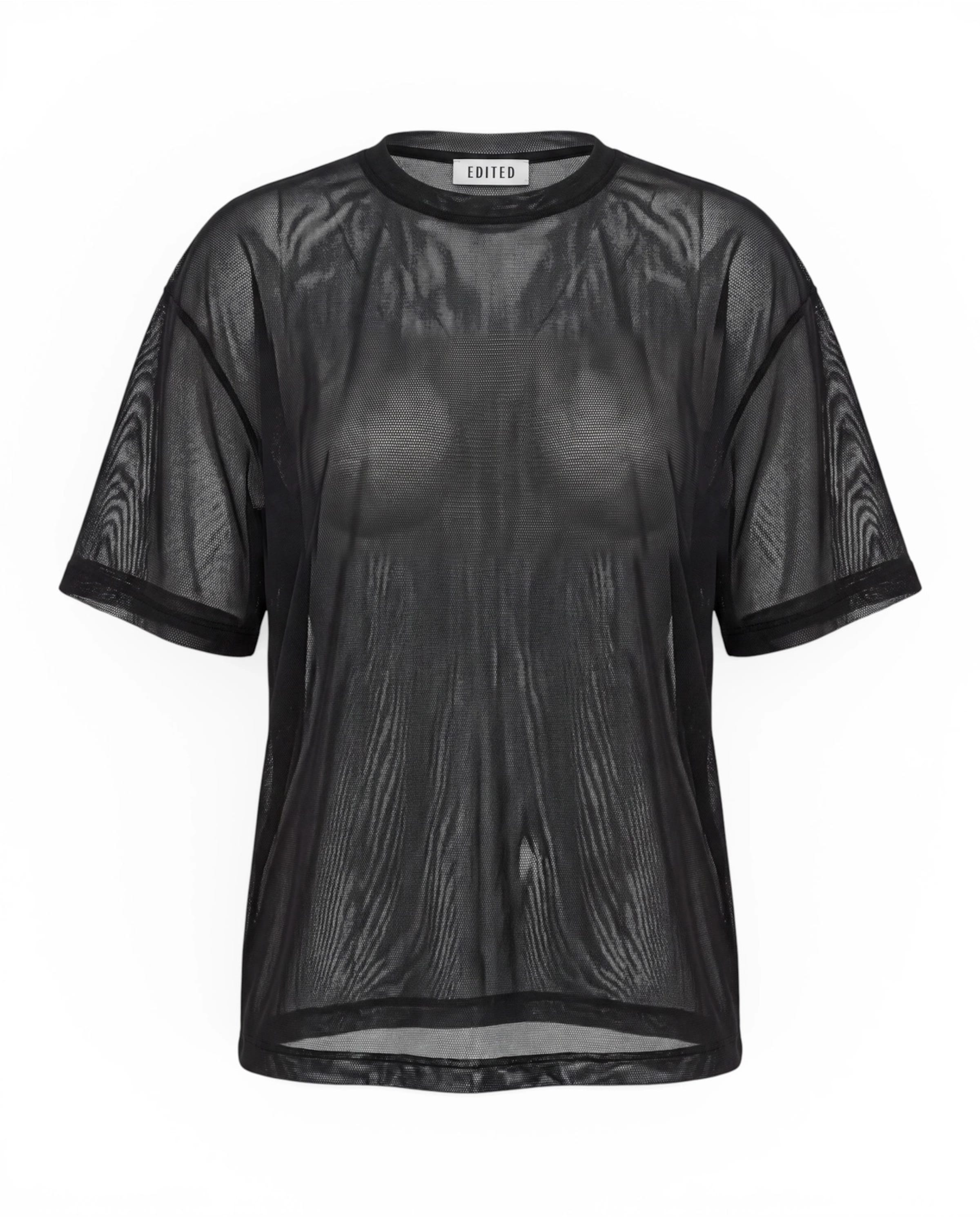 EDITED Shirt 'Ulaaka' in Schwarz: Vorderseite