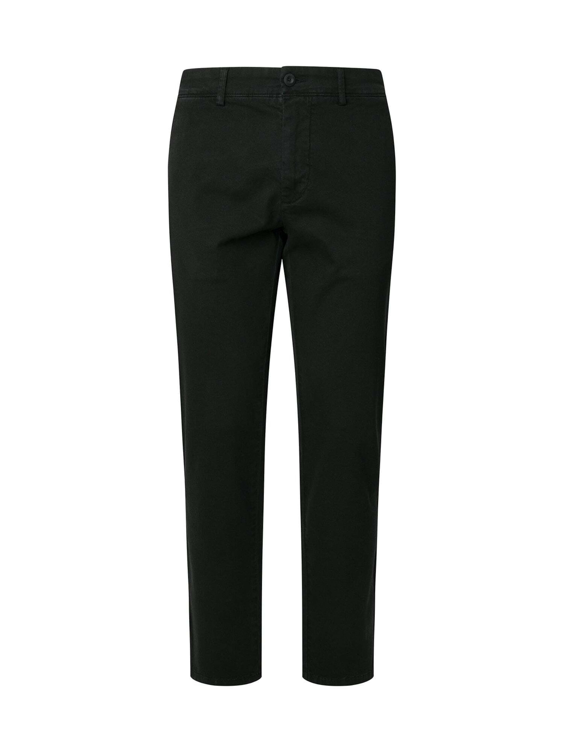 Slimfit Pantaloni chino di Pepe Jeans in nero: frontale