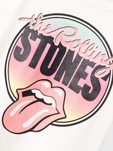 NAME IT Shirts 'The Rolling Stones' i hvid