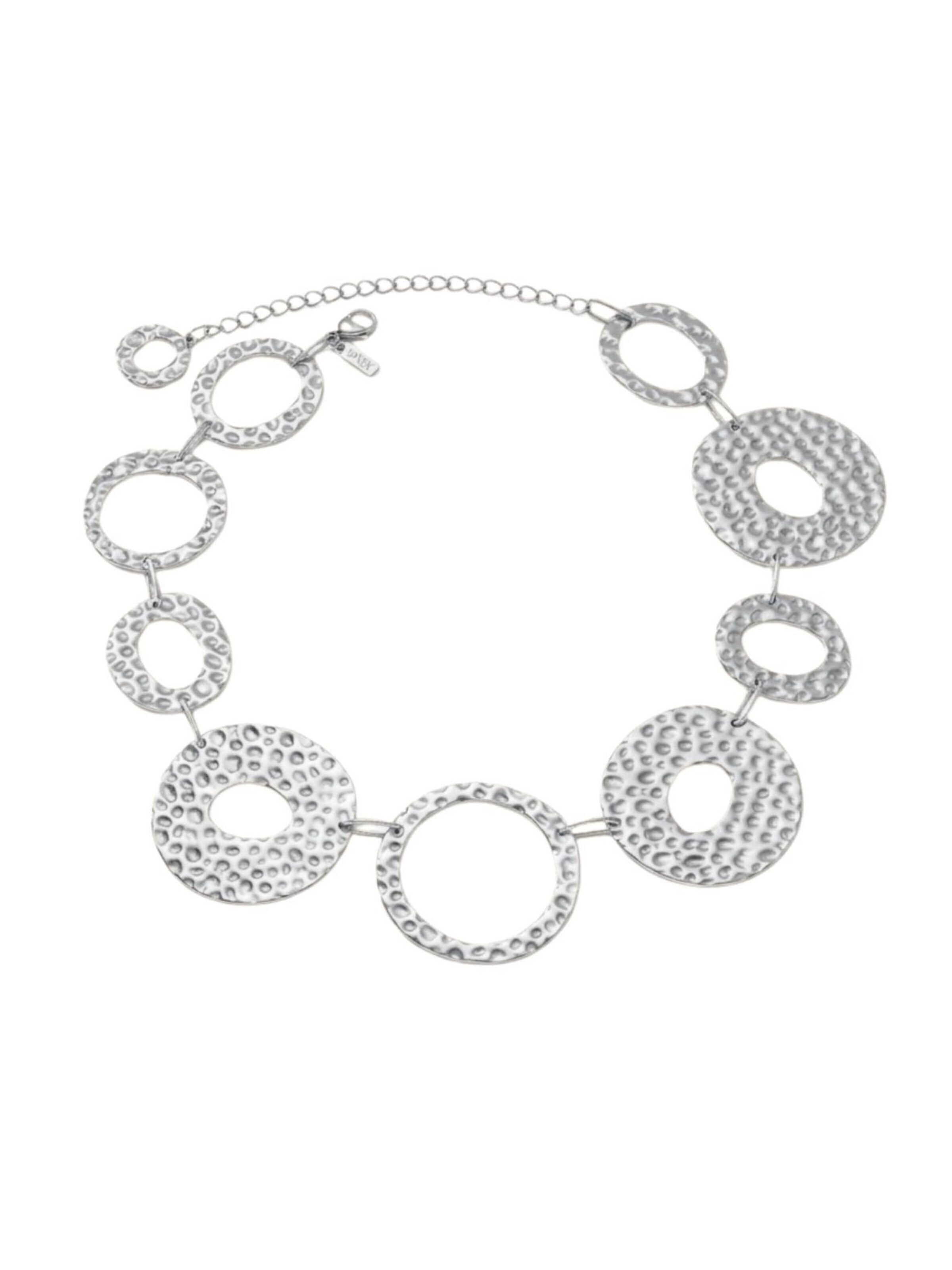 DNSK Copenhagen Ketting 'SOL' in Zilver: voorkant