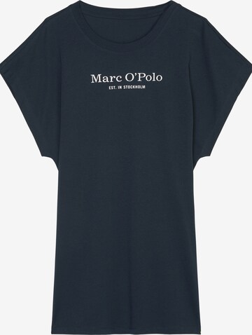 Marc O'Polo Nachthemd ' Mix & Match Cotton ' in Blauw: voorkant