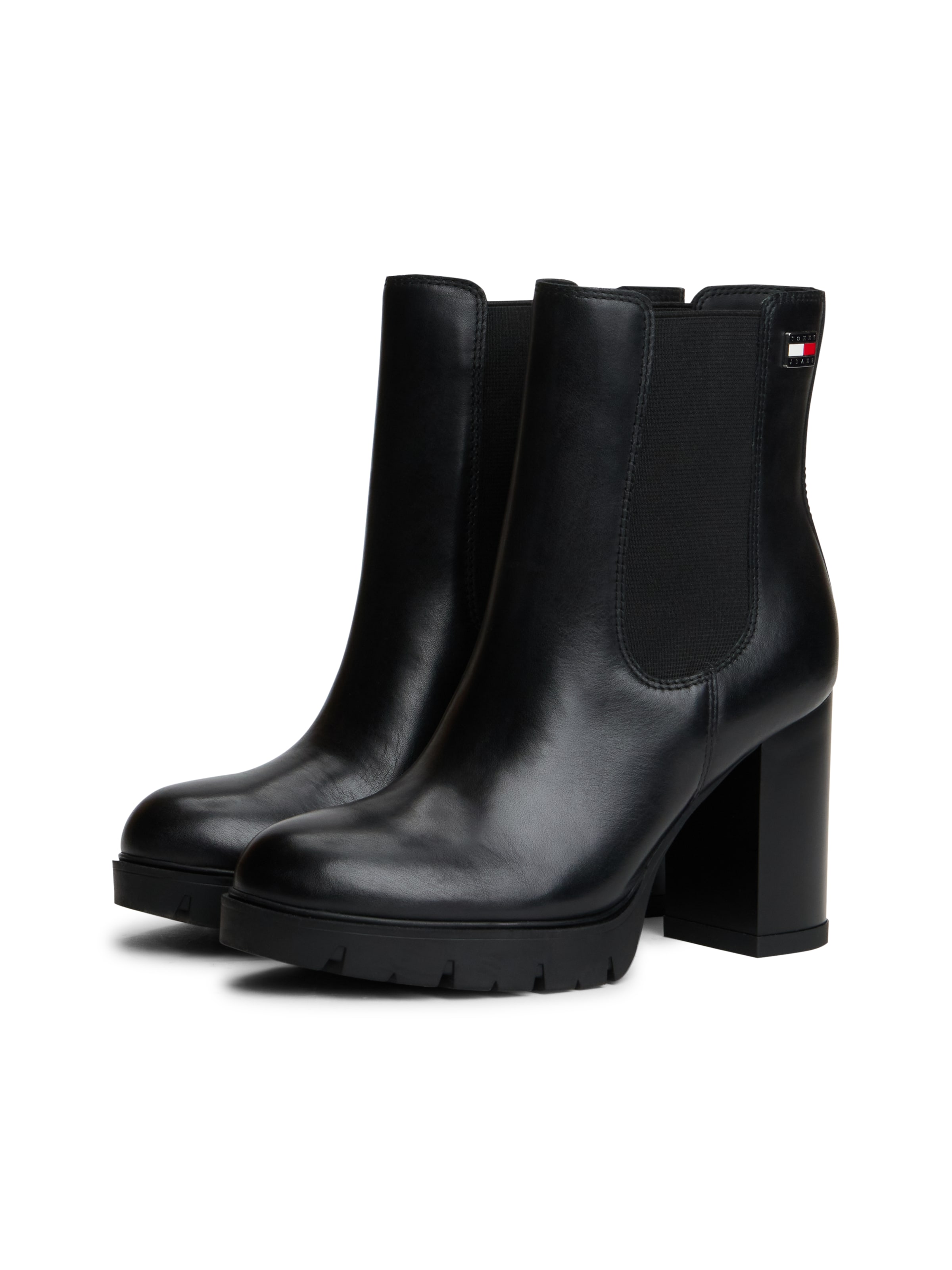Tommy Jeans Chelsea boots in Zwart