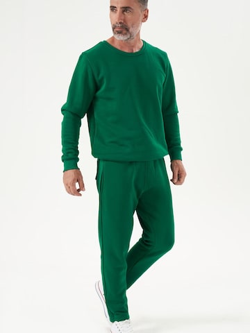 LOUIS LECLER Slim fit Pants 'Lucien' in Green