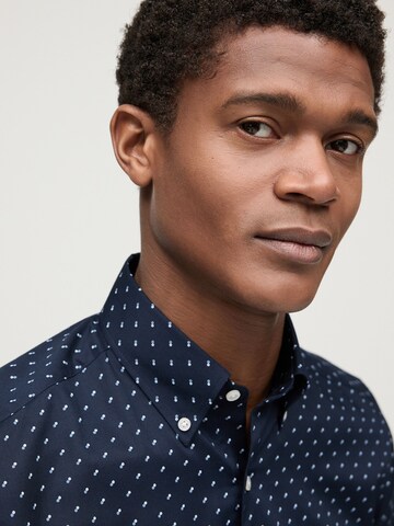 Next - Regular Fit Camisa em azul