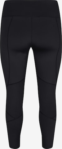 Active by Zizzi Skinny Leggings 'ACASSY' in Zwart