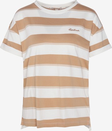 T-shirt 'Acanthus' Barbour en beige : devant
