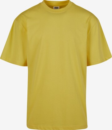 T-Shirt Urban Classics en jaune : devant