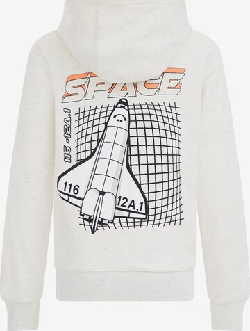 WE Fashion Sweatshirt 'Nasa' in Beige