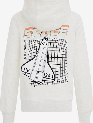 WE Fashion Sweatshirt 'Nasa' in Beige