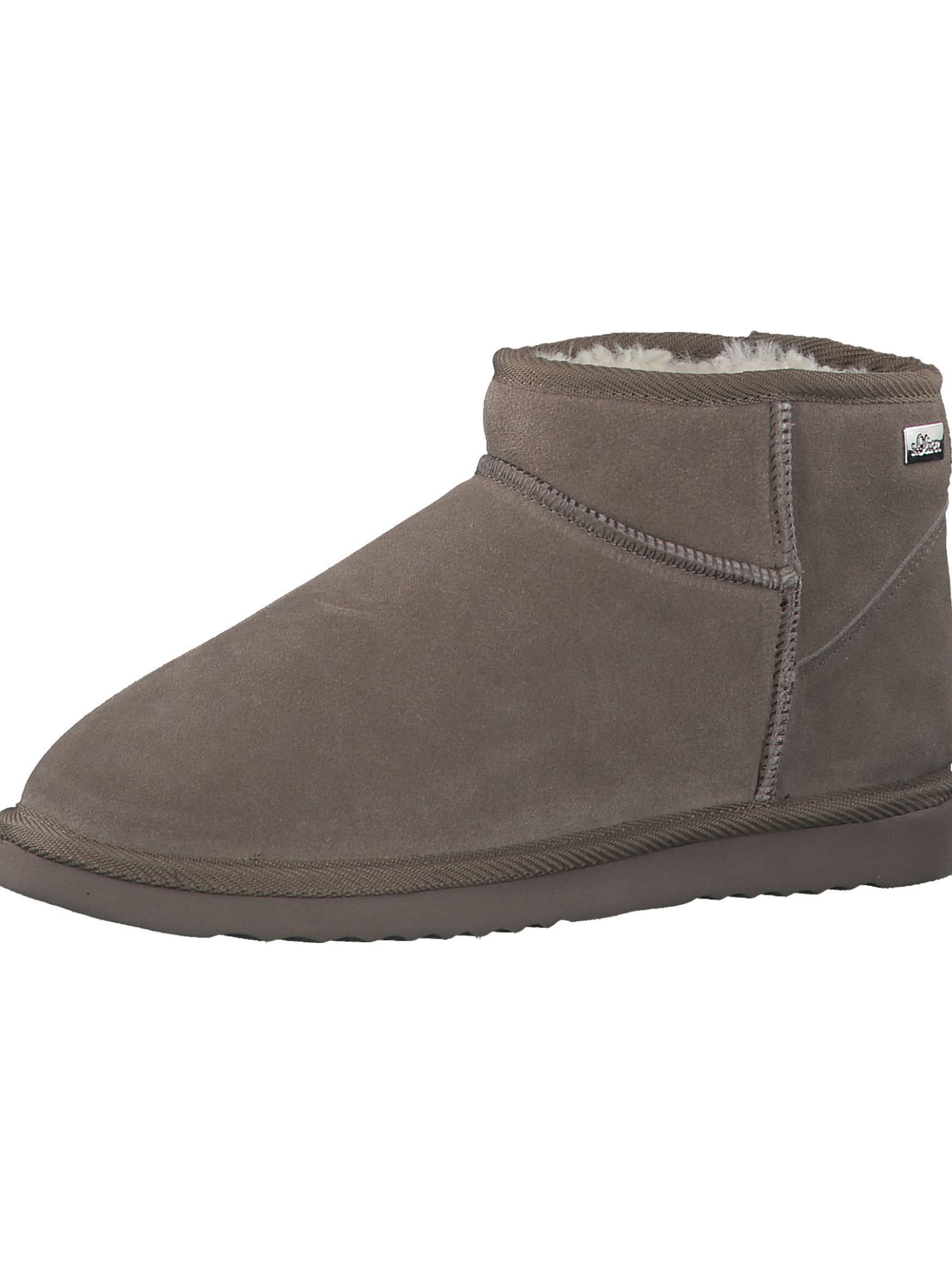 s.Oliver Boots in Beige: Vorderseite