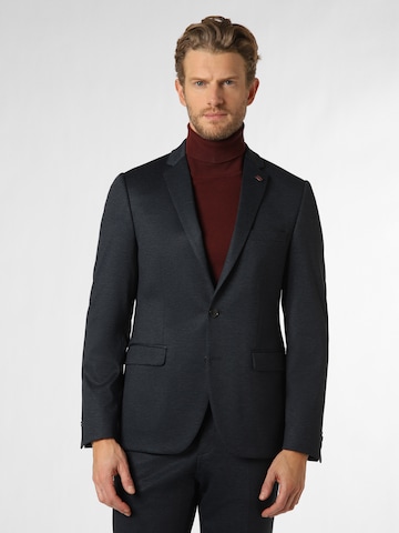 Finshley & Harding London Slim fit Suit Jacket ' Brixdon ' in Blue: front