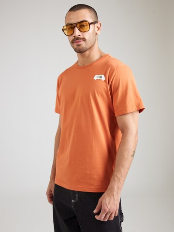 THE NORTH FACE Футболка в Оранжевый
