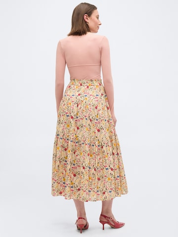 Lollys Laundry - Falda 'Sunset' en beige