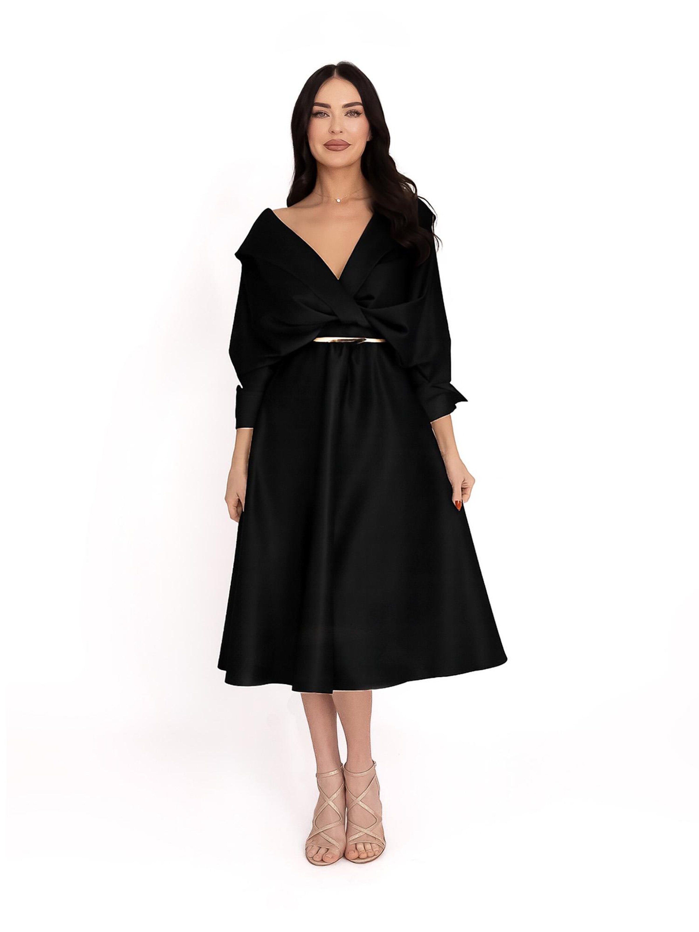 acob a porter Evening dress in Black
