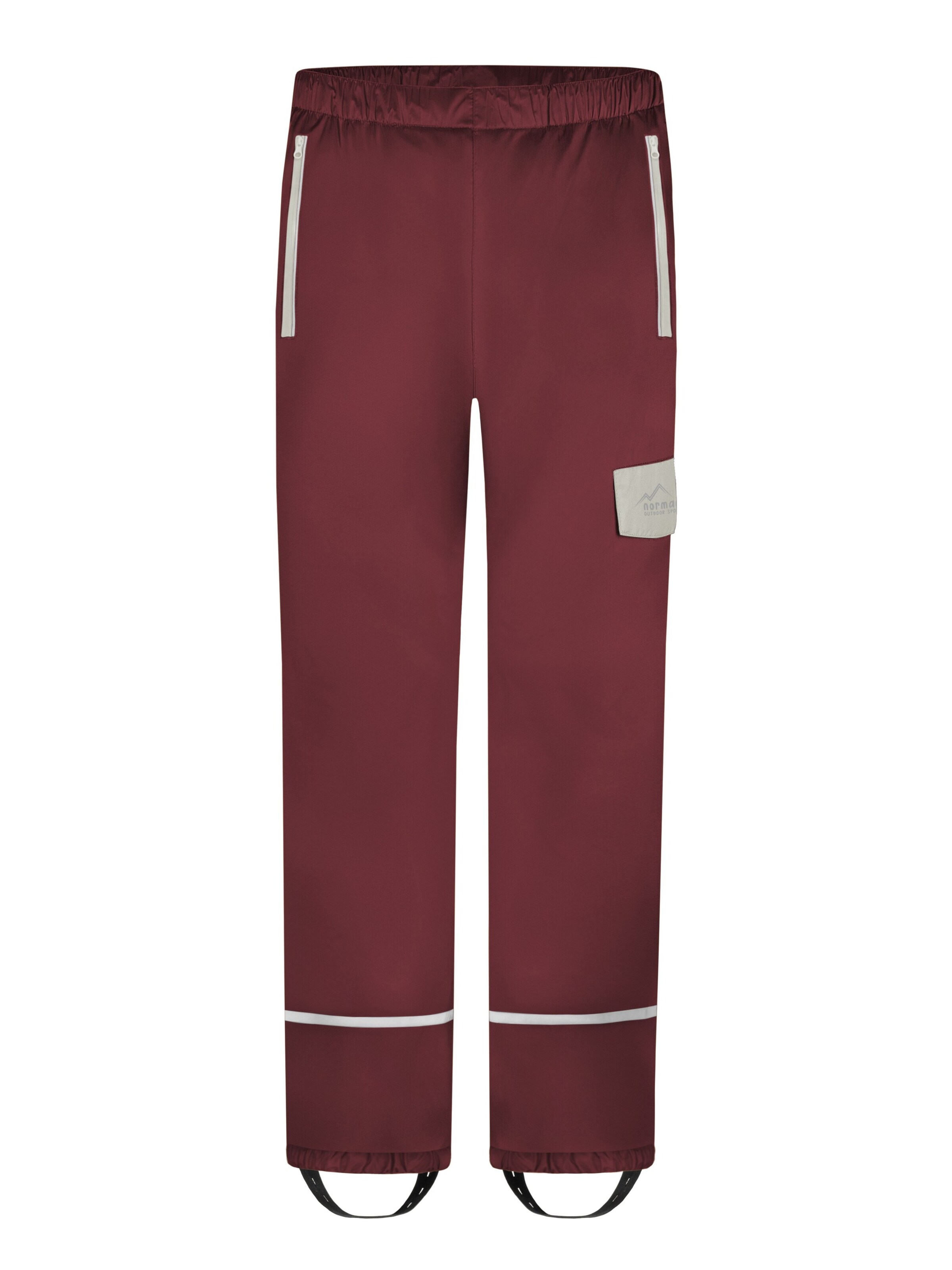 Regular Pantalon fonctionnel normani en rouge : devant