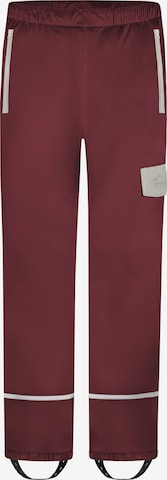 normani Regenhose in Rot: Vorderseite