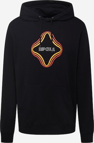 RIP CURL Sport sweatshirt i svart: framsida