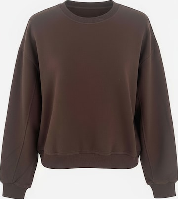 studioselectSweater majica 'Mira' - smeđa boja: prednji dio