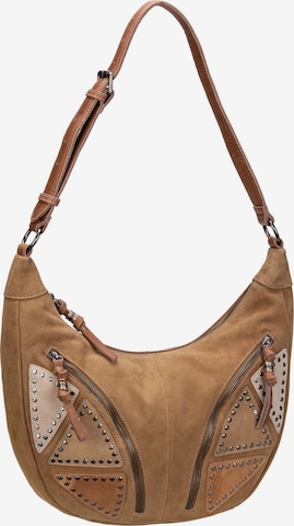 FREDsBRUDER Shoulder Bag 'Wild Ones' in Brown: front