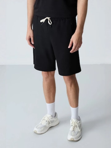Wide Leg Pantalon Tommy Life en noir