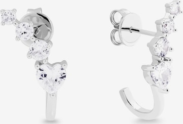 JETTE Ohrringe in Silber: Vorderseite