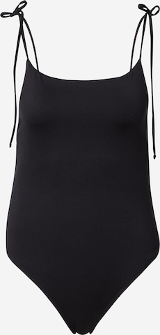 A LOT LESS - Bustier Traje de baño 'Arianna' en negro: frente