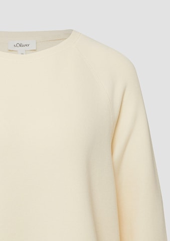 s.Oliver Sweatshirt in Beige