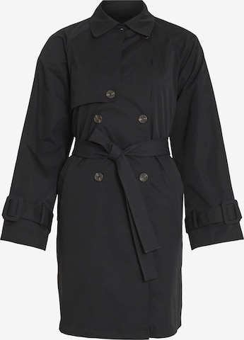 VILA - Abrigo de entretiempo en negro: frente