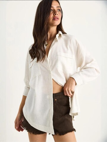 Camicia da donna di Bianco Lucci in beige