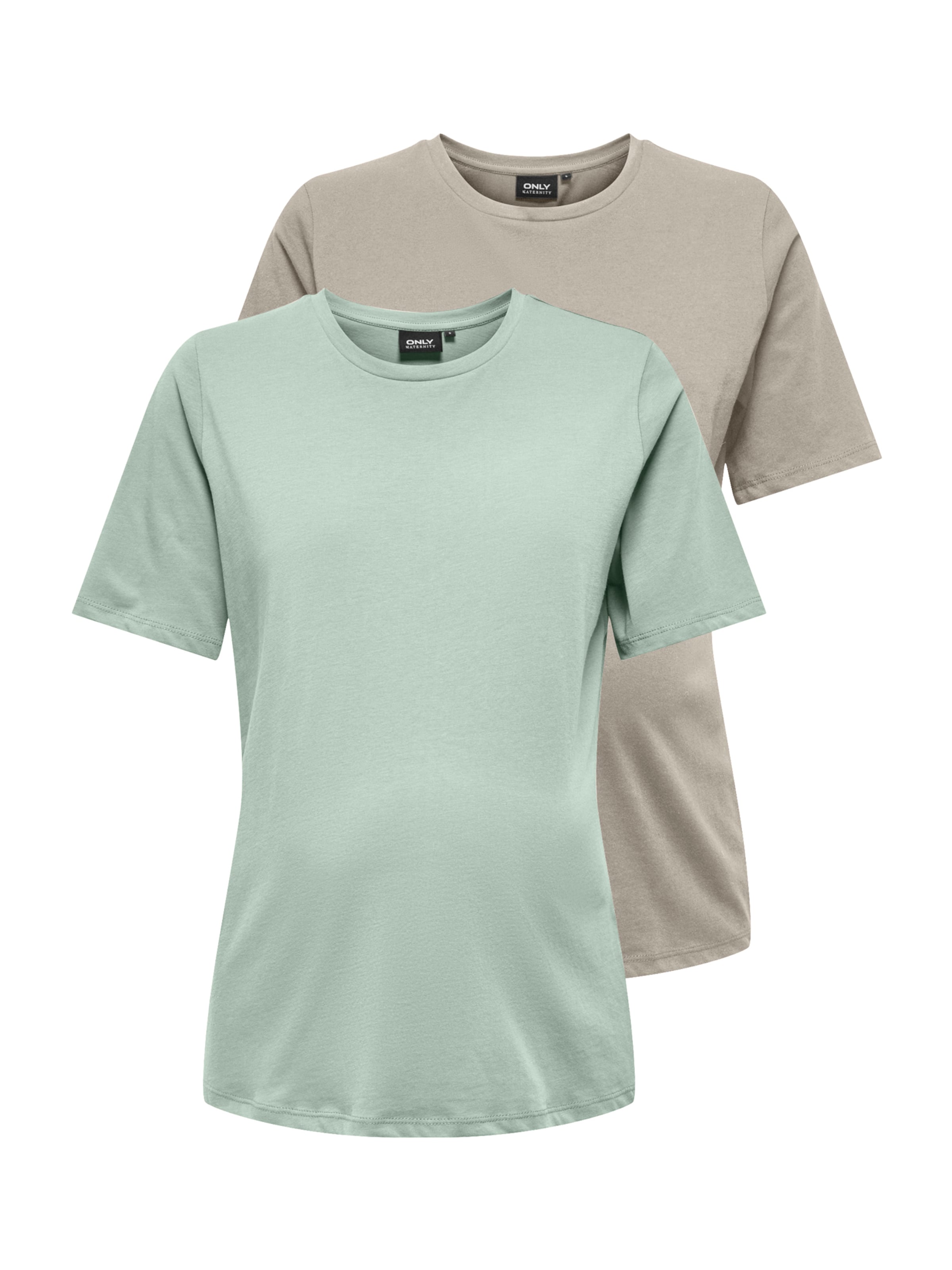 Only Maternity Футболка 'OLMonly' в Серый: спереди