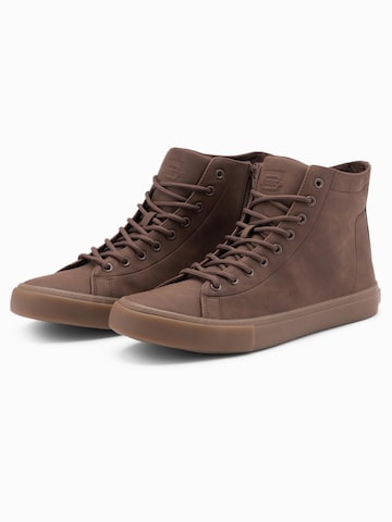Ombre Sneakers hoog 'Foth-0187' in Bruin