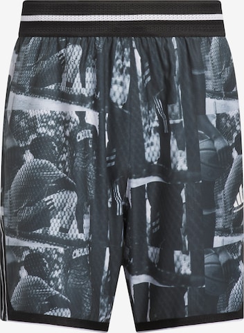 ADIDAS PERFORMANCE - Loosefit Pantalón deportivo 'Crazy Lite AOP' en negro: frente