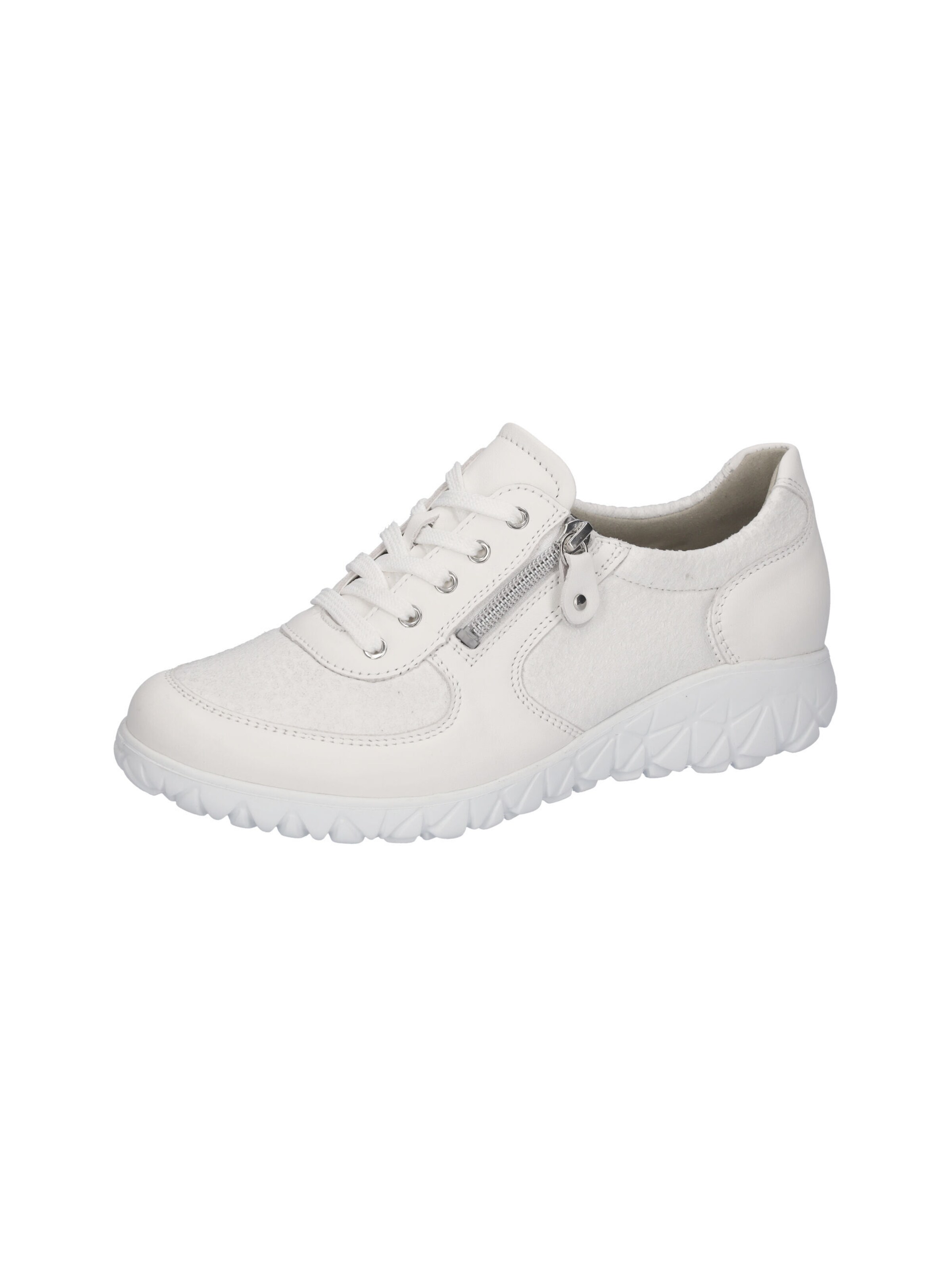 WALDLÄUFER Sportlicher Schnürschuh 'Havy' in Weiß: Vorderseite