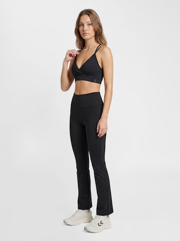 Hummel Flared Workout Pants in Black