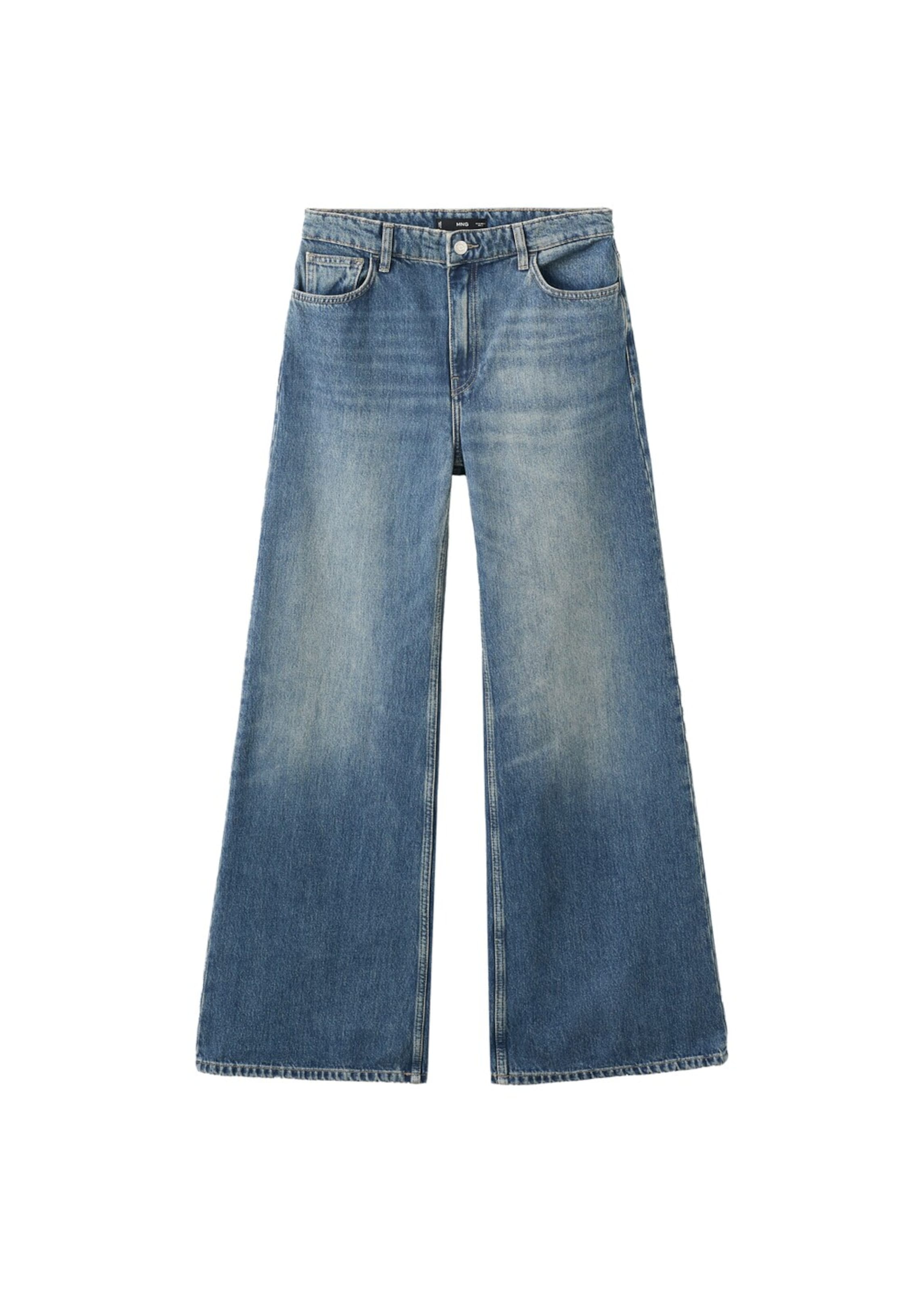 MANGO Wide Leg Jeans 'Cande' in Blau: Vorderseite