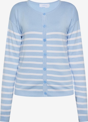 Cardigan usha BLUE LABEL en bleu : devant