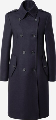 DRYKORN Between-Seasons Coat 'Harleston' in Blue: front